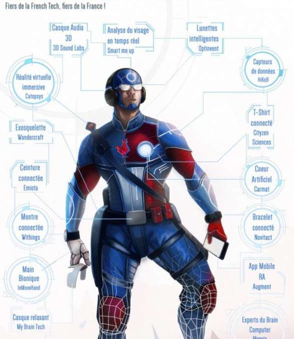 « The Amazing French Tech » : l&rsquo;homme augmenté par les start-up françaises devient un super-héros