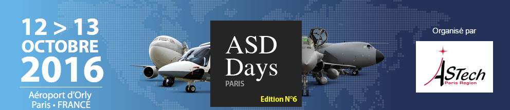 AeroSpace Days le Mercredi 12 et jeudi 13 octobre à l&rsquo;aéroport D&rsquo;Orly Paris