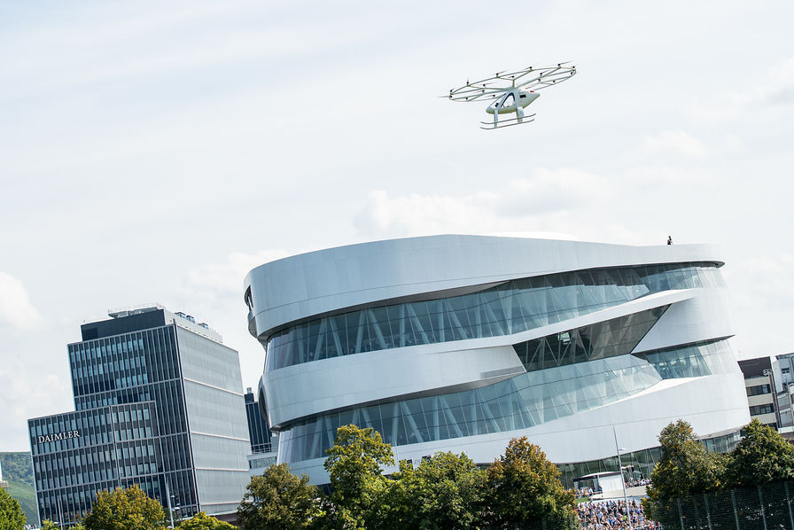 [Vidéo] Volocopter teste sa navette volante pour la première fois dans une ville européenne – L&rsquo;Usine Aéro