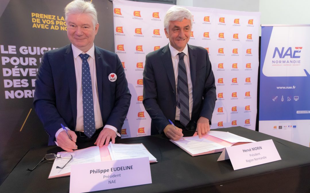 La Région Normandie signe un nouveau contrat triennal avec la filière NAE