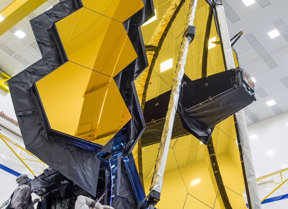 [L&rsquo;image du jour] Le télescope spatial James-Webb déployé pour la première fois avant son lancement – L&rsquo;Usine Aéro