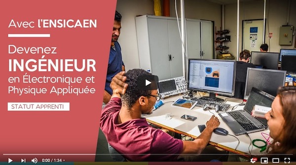 ENSICAEN : vidéos des formations et présentation des projets