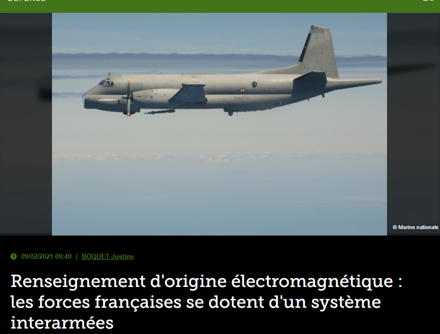 Renseignement d&rsquo;origine électromagnétique : les forces françaises se dotent d&rsquo;un système interarmées