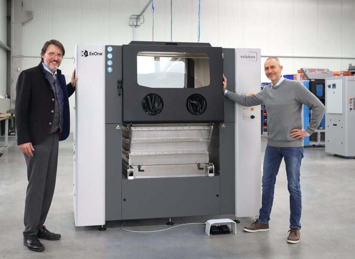 Inspirée par ExOne et fabriquée par Solukon ? Un partenariat mène à une solution de dépoudrage pour la FA à jet de liant d&rsquo;ExOne. | 3D ADEPT MEDIA