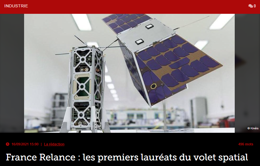 France Relance : les premiers lauréats du volet spatial