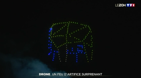 Drone : un feu d&rsquo;artifice surprenant – TF1 INFO