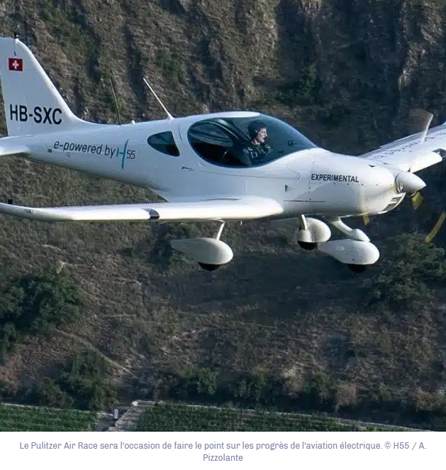 Une course aérienne, en 2023, aux USA pour promouvoir l’aviation électrique