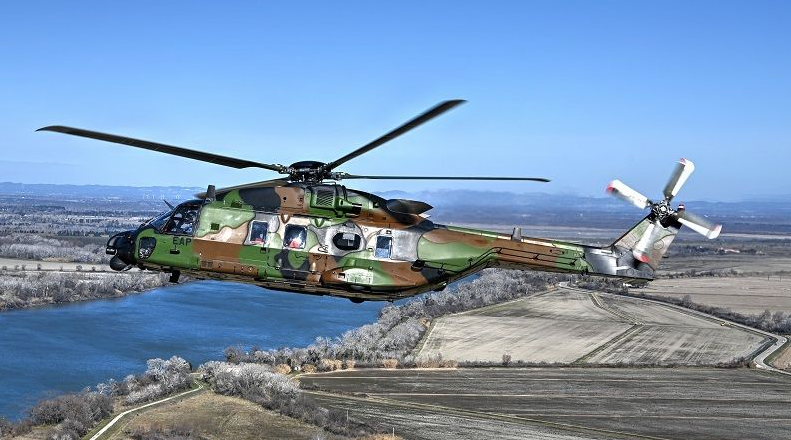 Premier vol d&rsquo;un NH90 avec du carburant durable