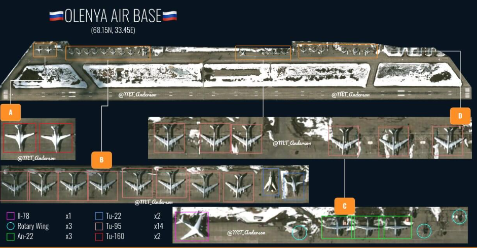 De nombreux bombardiers stratégiques russes à capacités nucléaires observés aux portes de l&rsquo;OTAN