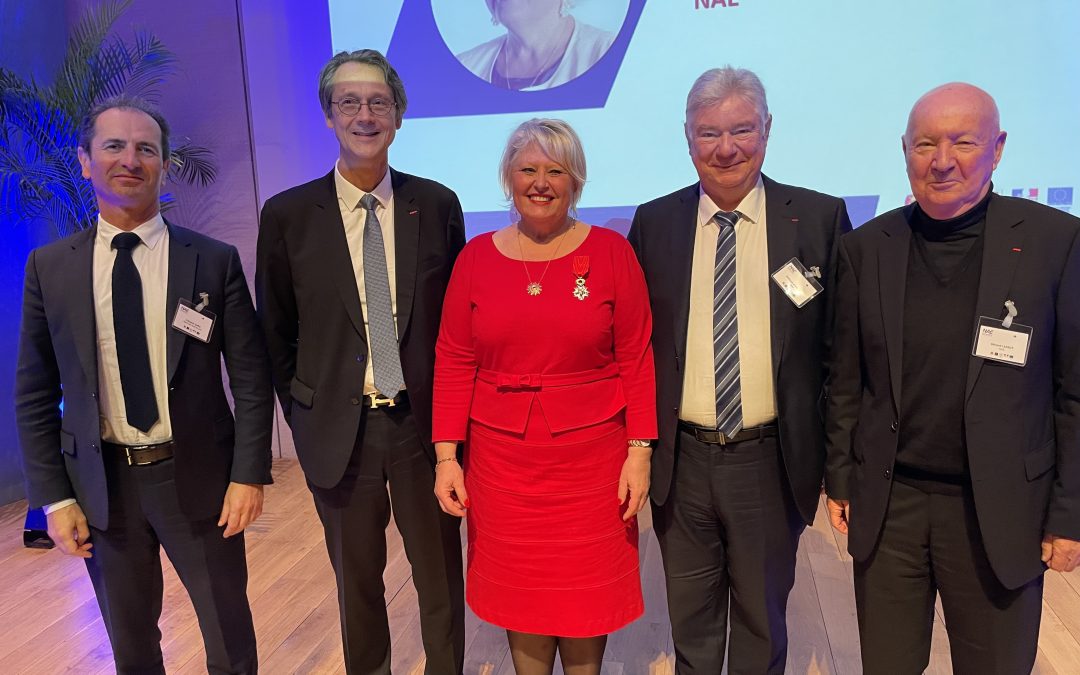 Fabienne FOLLIOT, Directrice générale de NAE, est élevée au grade de Chevalier de l’ordre national de la Légion d’Honneur