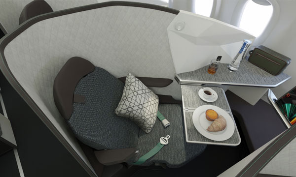 Stelia Aerospace présente un siège éco-conçu, Opera Essential