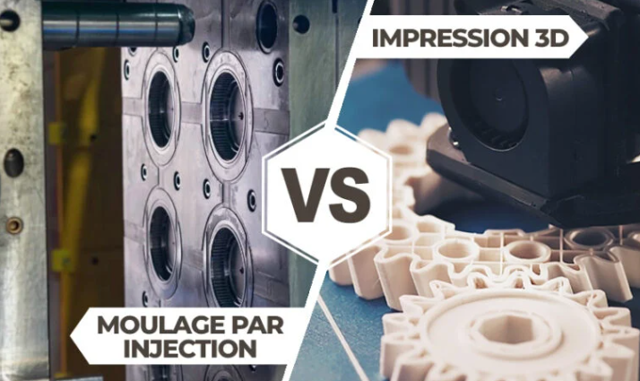 Impression 3D vs moulage par injection : quelle méthode de fabrication choisir ?