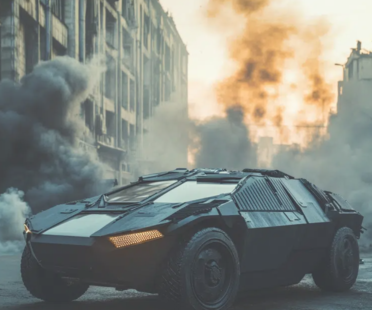 Des Ukrainiens recyclent cette voiture à hydrogène pour la transformer en une arme de destruction redoutable : les Russes en panique