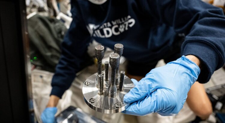 Voici la première pièce métallique imprimée en 3D dans l&rsquo;ISS