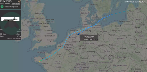 Un avion de patrouille maritime français pris à partie par un système antiaérien russe