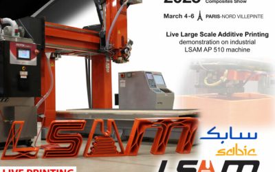 Thermwood fera une démonstration en direct de son imprimante LSAM Additive Printer 510 à JEC World 2025