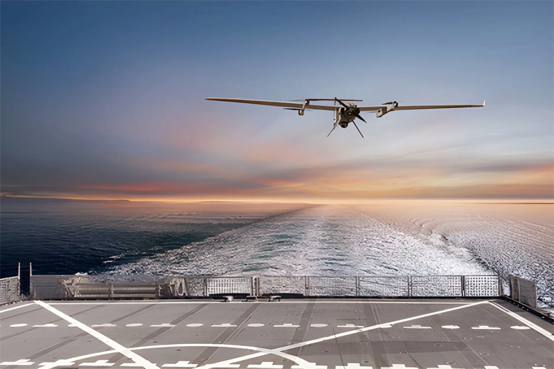 Vidéo : Un drone militaire multi-carburants peut espionner, brouiller et frapper depuis la mer