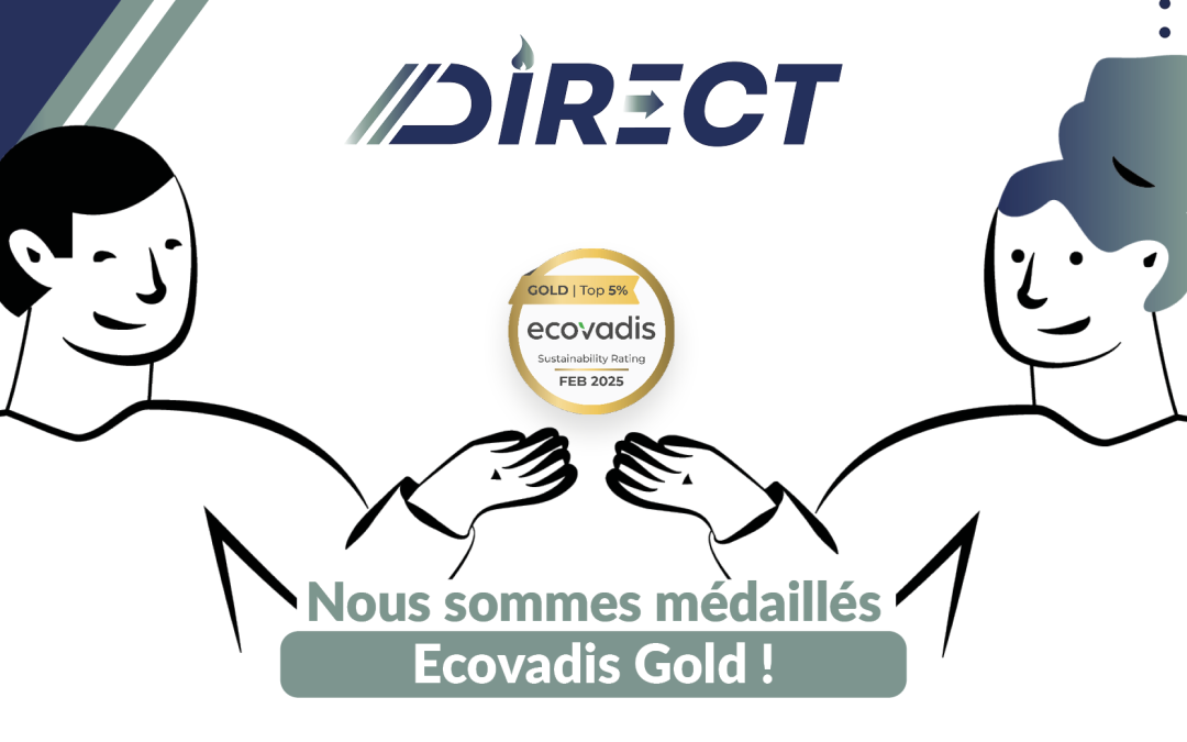DIRECT parmi les 2% des entreprises les plus performantes en RSE
