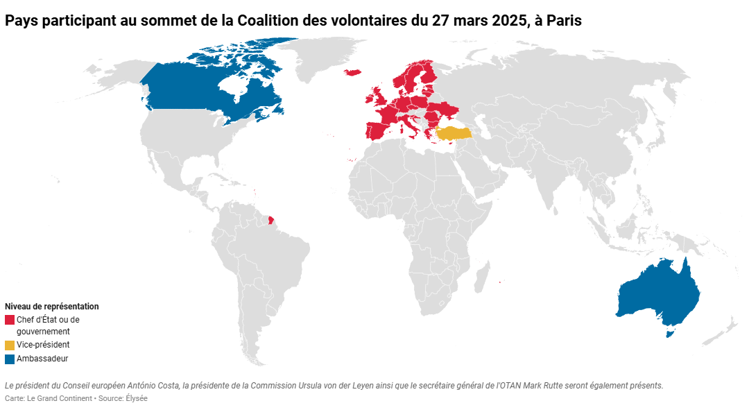Emmanuel Macron réunit à Paris les pays membres de la « coalition des volontaires » pour offrir des garanties de sécurité à l’Ukraine