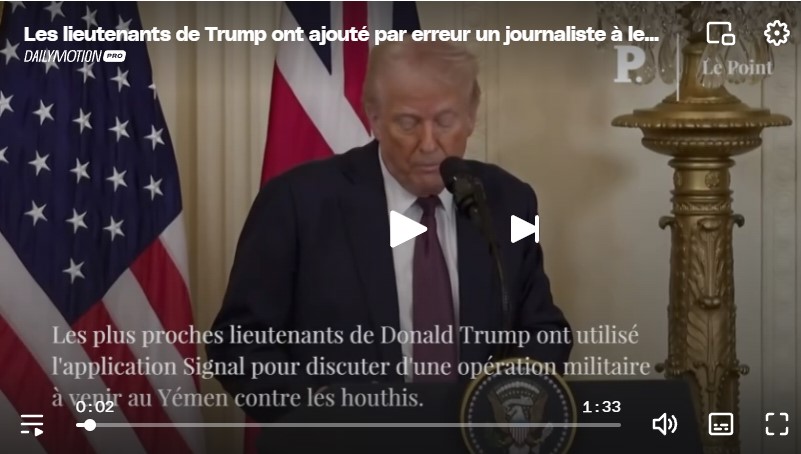Trump et son équipe peinent à contenir les retombées de l’incroyable fuite de sécurité