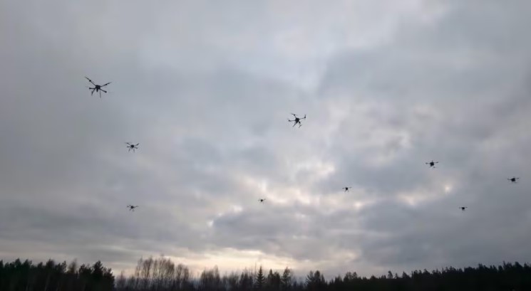 In first, British Army uses radio-wave weapon to knock out drone swarm