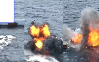 La Marine française lance un drone naval explosif contre un navire