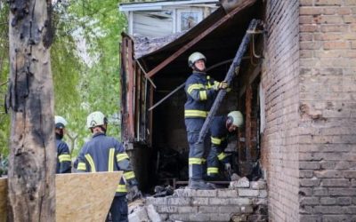 Warehouses, Homes Affected In Russian Drone Strikes On Cherkasy