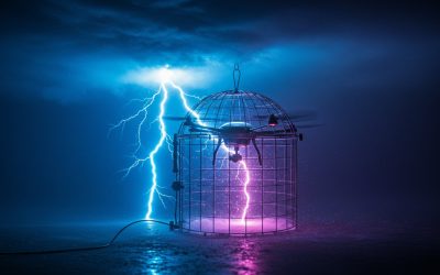 Un Drone Protège et Capte l’Énergie de la Foudre