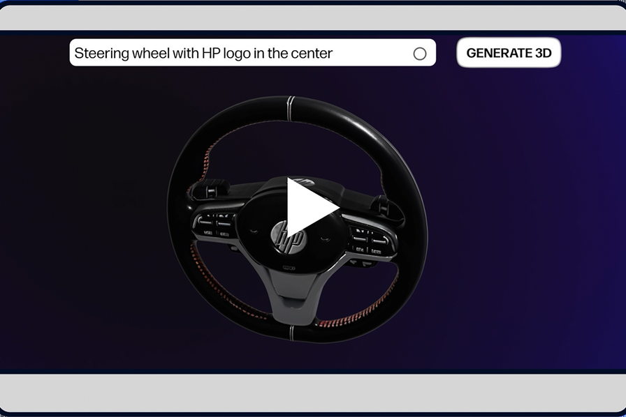 Fabrication additive : HP convertit du texte en modèle 3D