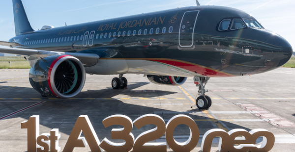 Avolon livre son premier des huit Airbus A320neo à Royal Jordanian