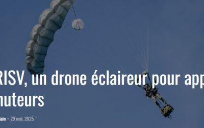 Le DRISV, un drone éclaireur pour appuyer les chuteurs