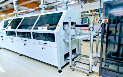 Sicap Électronique : nouvel équipement de brasage à la vague