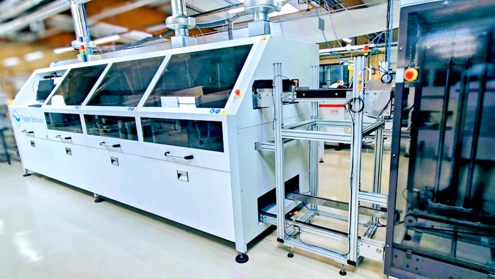 Sicap Électronique : nouvel équipement de brasage à la vague